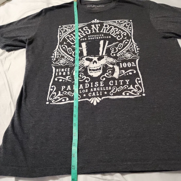Bravado Guns N' Roses Paradise City Label Men's T-Shirt - Picture 3 of 6